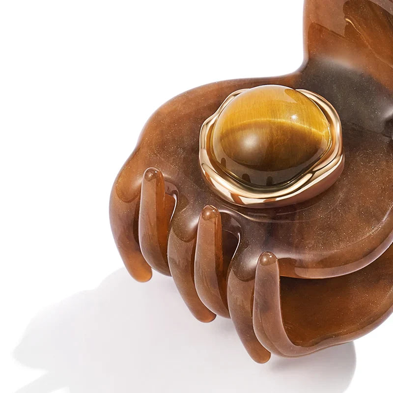 Isla Amber Glow Mini Hair Claw