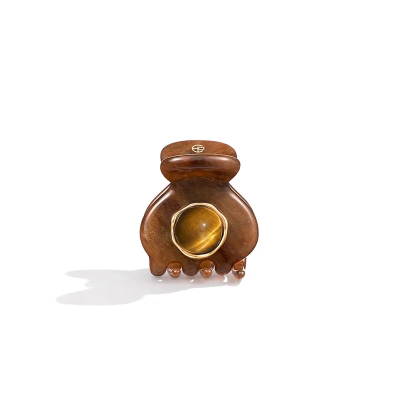 Isla Amber Glow Mini Hair Claw