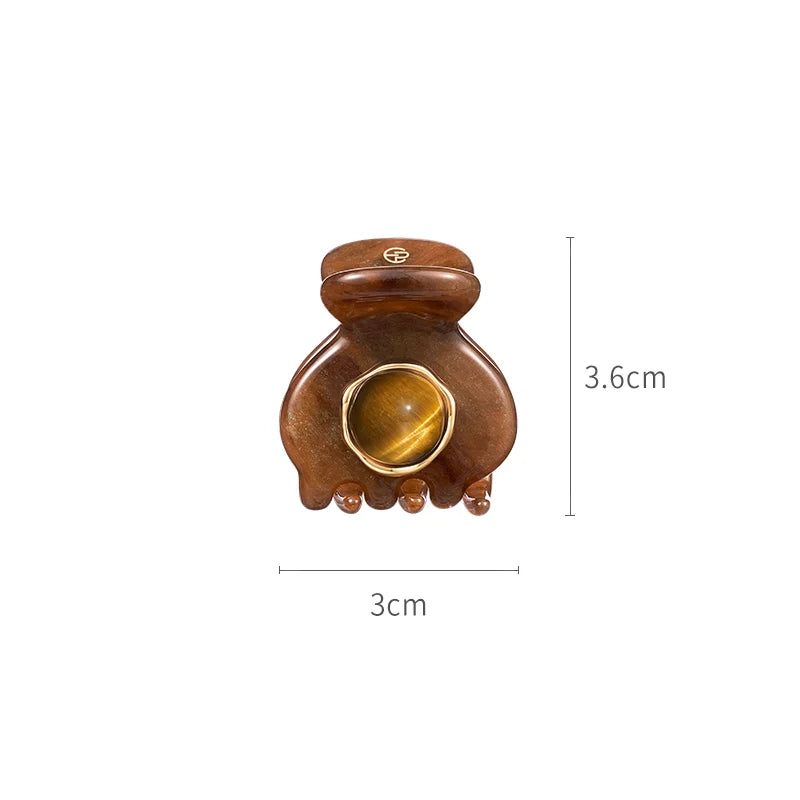 Isla Amber Glow Mini Hair Claw